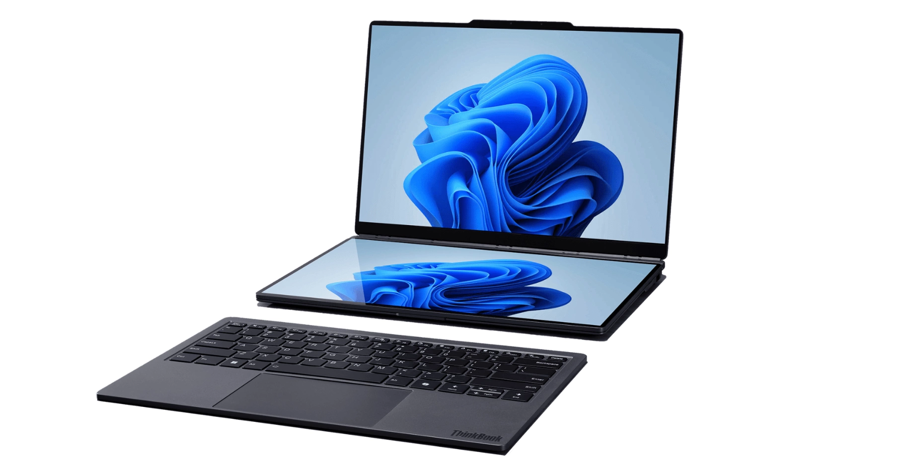 Lenovo представила модульный ноутбук с двойным дисплеем на MWC 2026