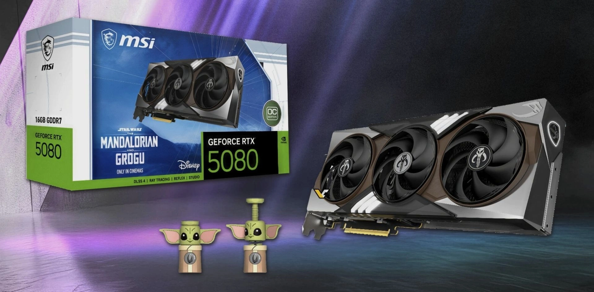 MSI представит лимитированную видеокарту GeForce RTX 5080 The Mandalorian and Grogu Edition OC