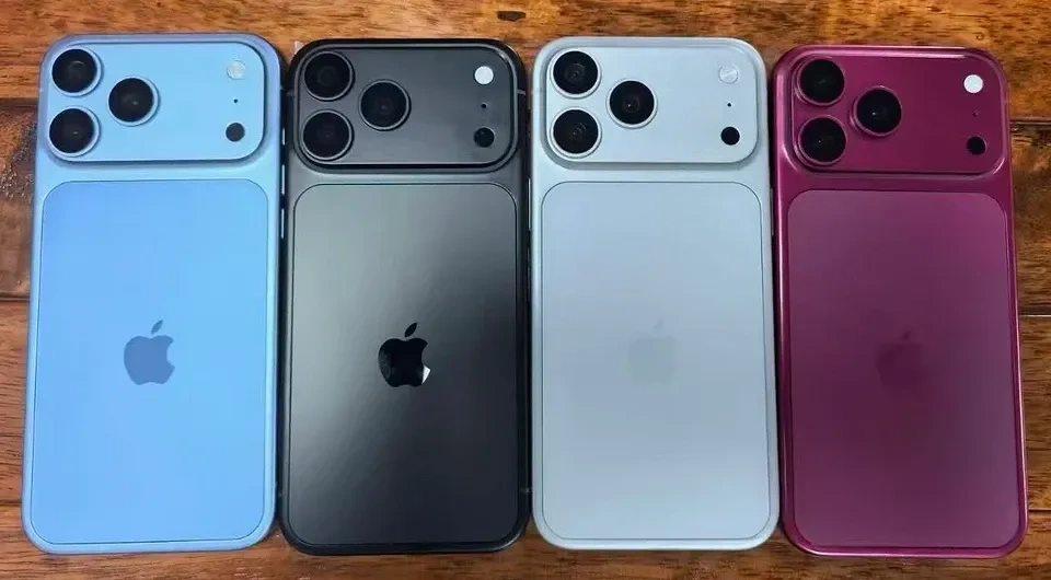 Темная вишня станет главным цветом iPhone 18 Pro