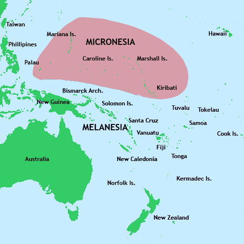 Океания - Микронезия
