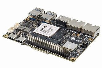 Выпущен крошечный однолатный ПК с продвинутой начинкой. Он во всем лучше Raspberry Pi 5 и меньше iPhone