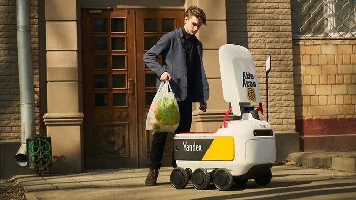 «Яндекс» запустил доставку роботами в жилых районах Москвы