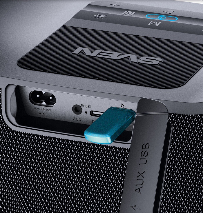 Компания Sven представила новую портативную акустическую систему PS-990