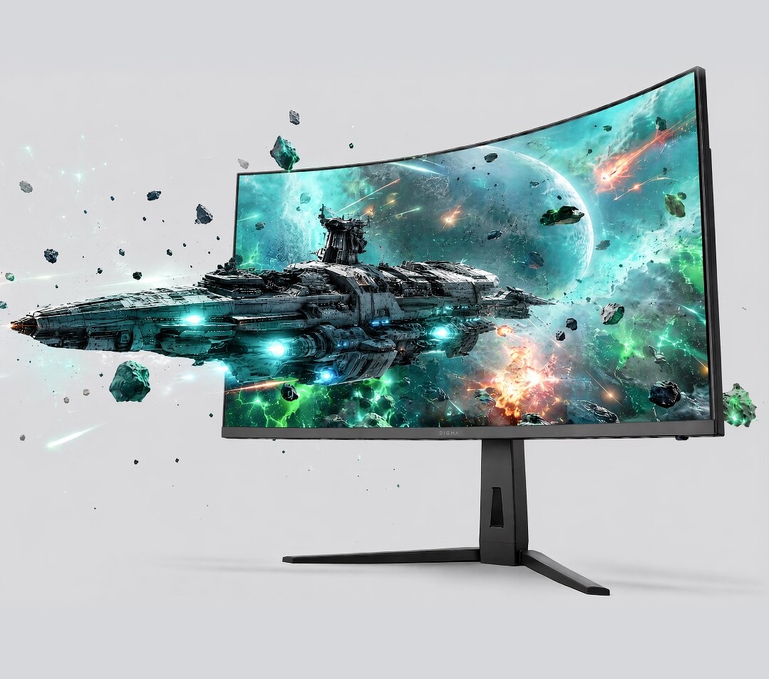 Новый игровой монитор Overdrive 34A712Q от Digma